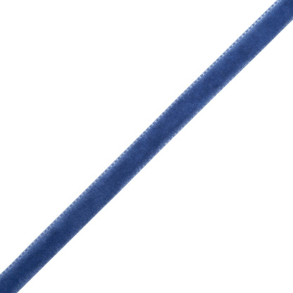 Single Faced Velvet Ribbon Made in Italy - 1/4" - Periwinkle - Sabine Collection