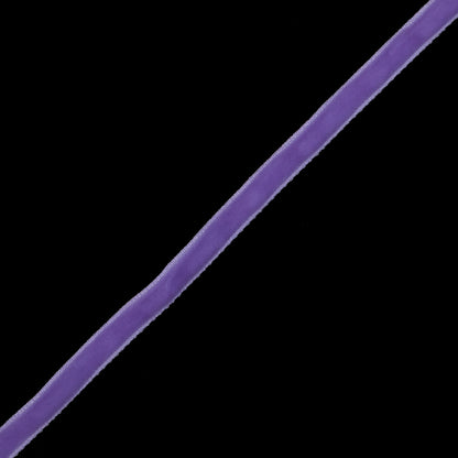 Violet Single-Faced Velvet Ribbon - 0.25" Detail
