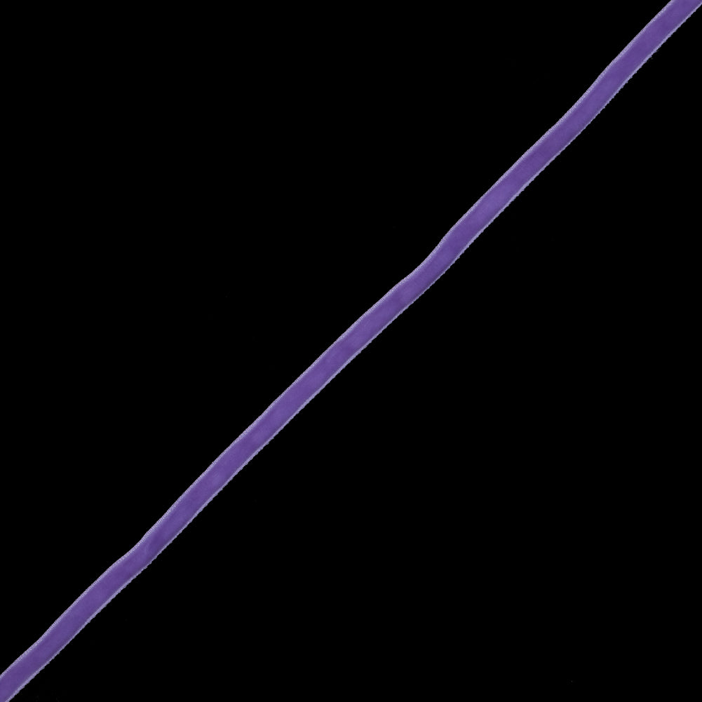 Violet Single-Faced Velvet Ribbon - 0.25"