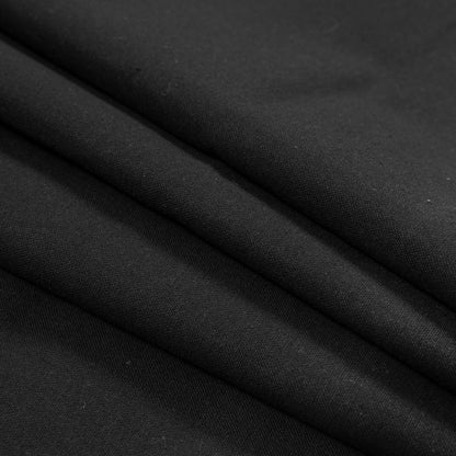 Brushed Cotton Duvetyne 9oz - Black Detail