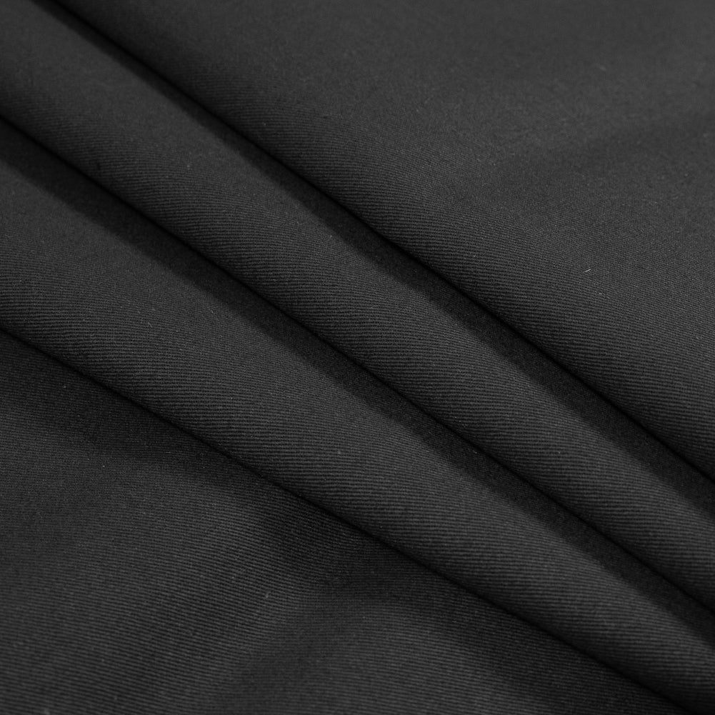 Brushed Cotton Duvetyne 12oz - Black Detail