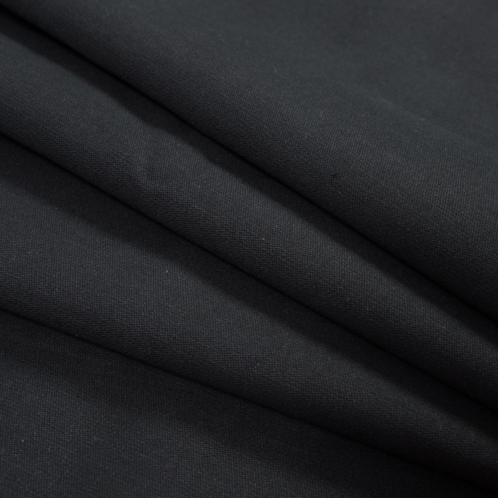 Brushed Cotton Duvetyne 16oz - Black Detail