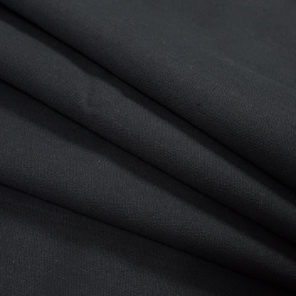 Brushed Cotton Duvetyne 16oz - Black Detail