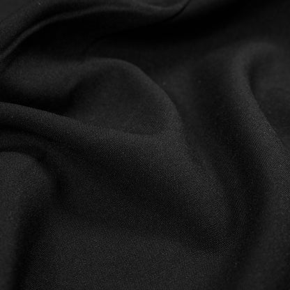Polyester Poplin - Black Full