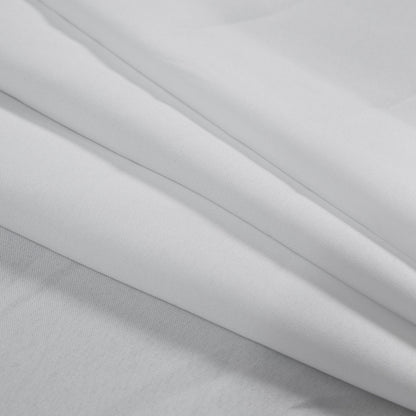 Polyester Poplin - White Detail