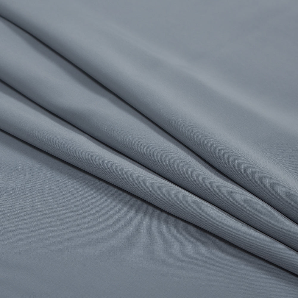 Polyester Peachskin - Silver Folded