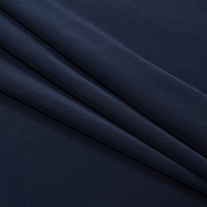 Polyester Peachskin - Navy Folded