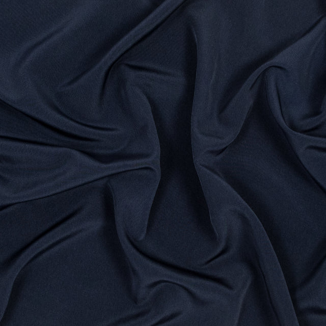 Polyester Peachskin - Navy