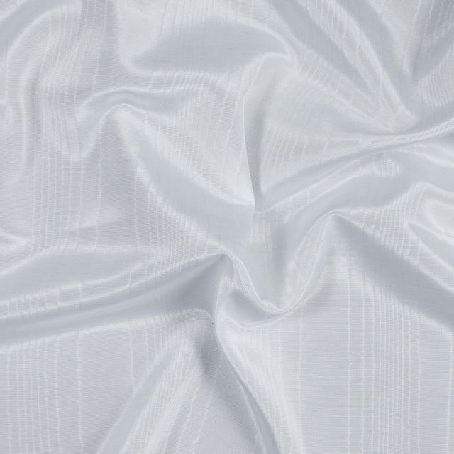 Polyester Moire Bengaline - Ultra White - Florence Collection