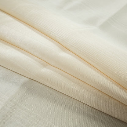 Polyester Moire Bengaline - Ivory Cream - Florence Collection Folded
