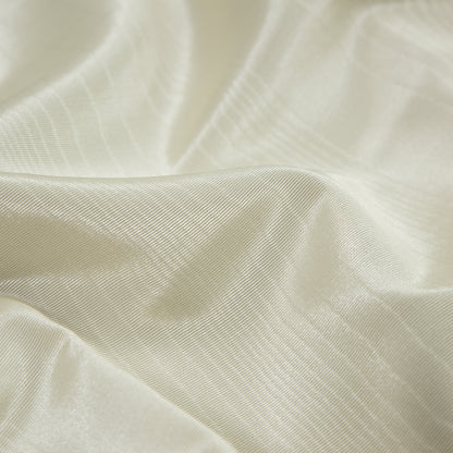 Polyester Moire Bengaline - Ivory Cream - Florence Collection Detail