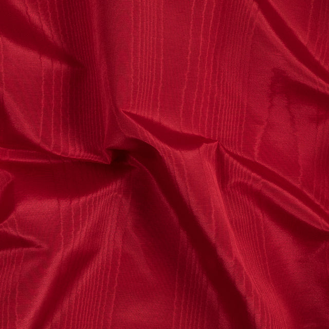 Polyester Bengaline Moire - Valentine Red - Florence Collection