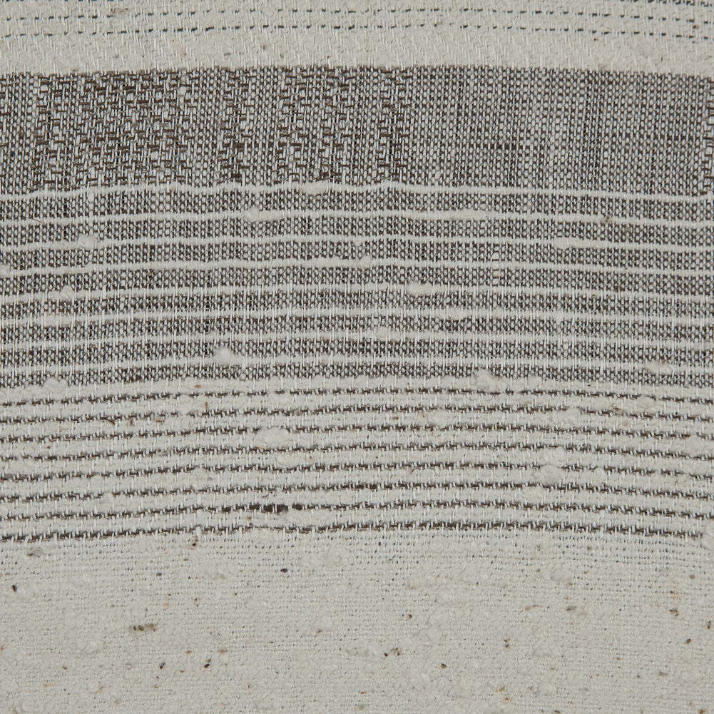 Oatmeal Tactile Linen Woven Detail