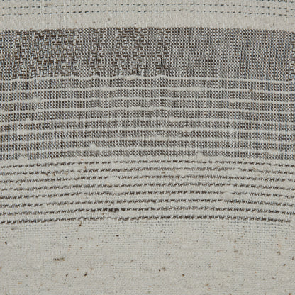 Oatmeal Tactile Linen Woven Detail