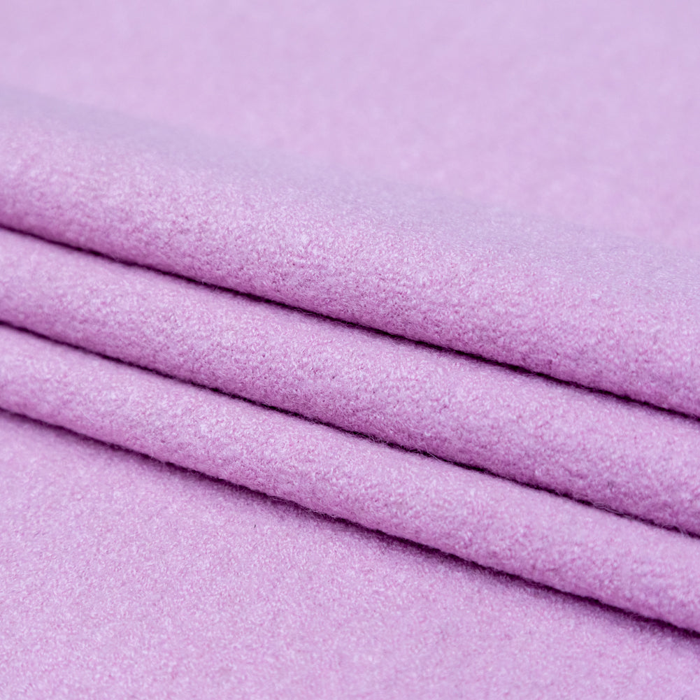 Boiled Wool Coating Fabric - Dusty Mauve - Ketil Collection Detail