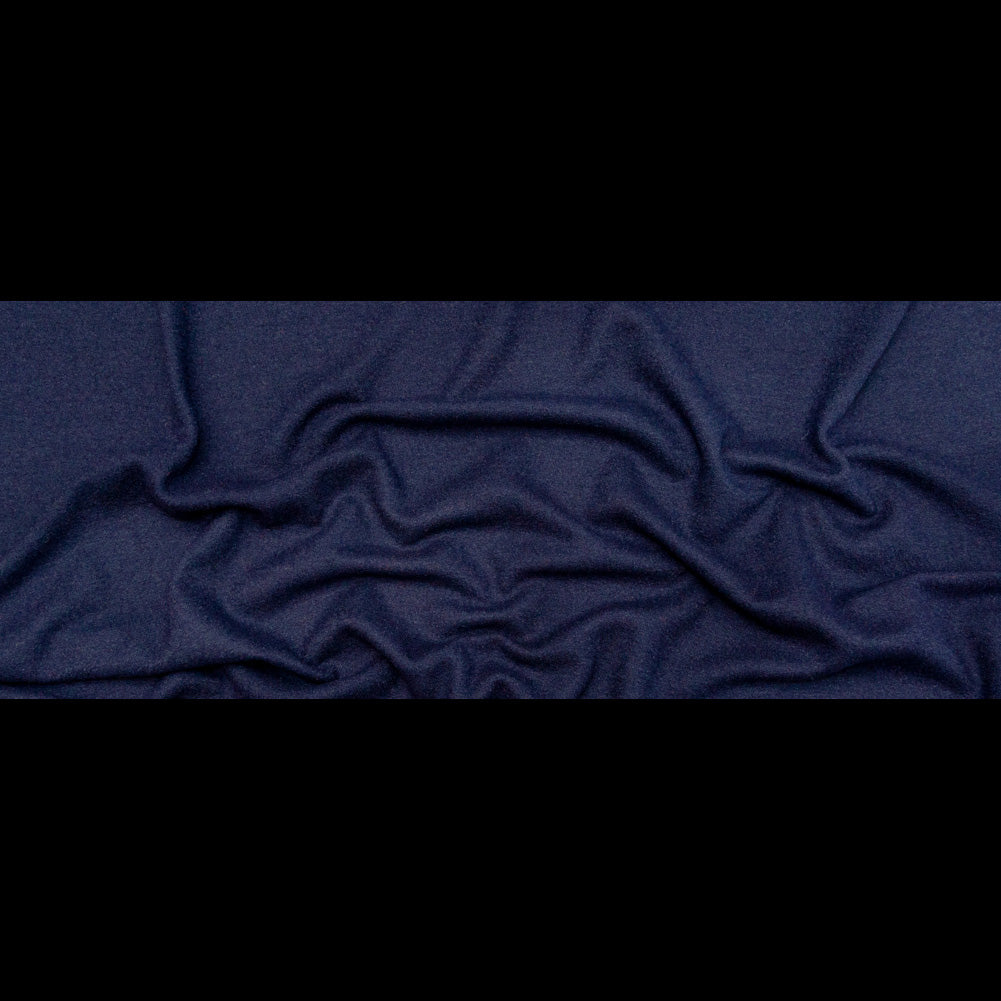 Boiled Wool Coating Fabric - Navy - Ketil Collection Folded