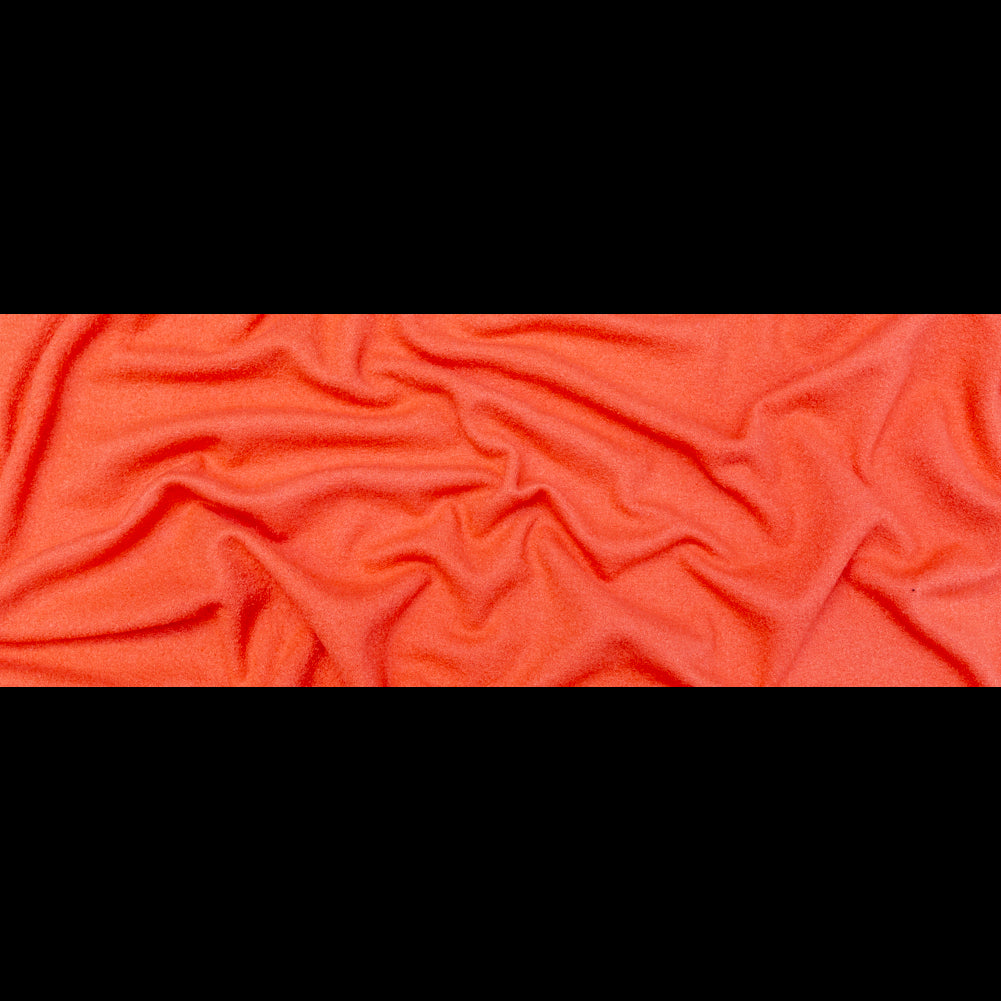 Boiled Wool Coating Fabric - Salmon - Ketil Collection Folded