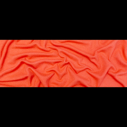 Boiled Wool Coating Fabric - Salmon - Ketil Collection Folded
