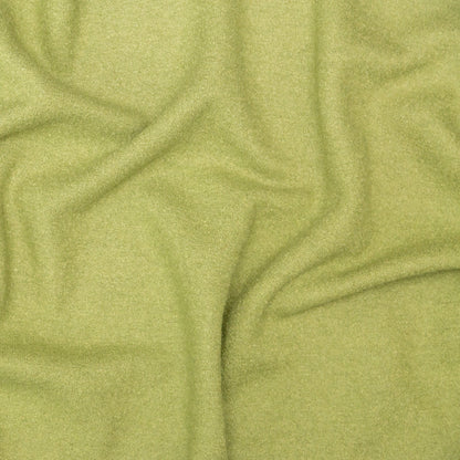 Boiled Wool Coating Fabric - Grass Green - Ketil Collection