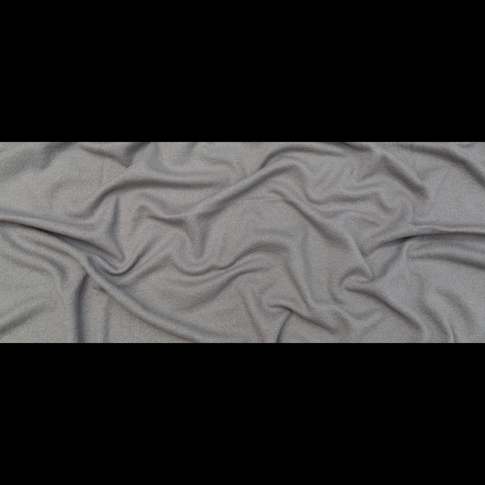Boiled Wool Coating Fabric - Gray - Ketil Collection Folded