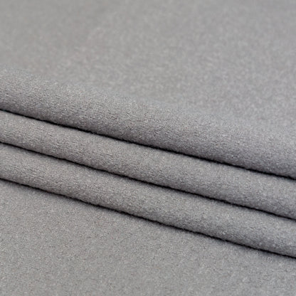 Boiled Wool Coating Fabric - Gray - Ketil Collection Detail