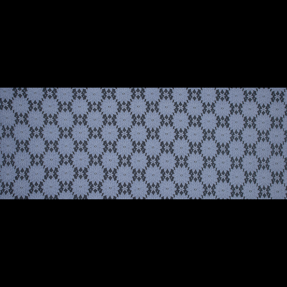 Corded Lace - Periwinkle Floral Folded