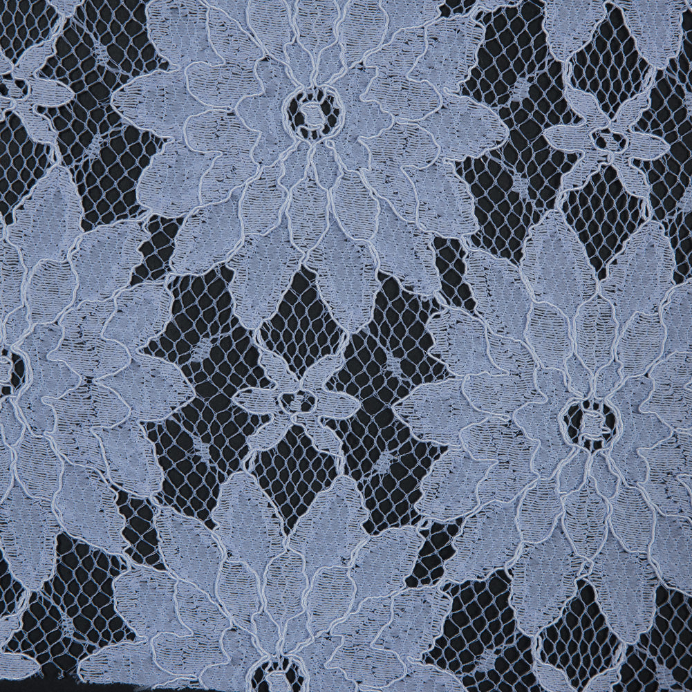 Corded Lace - Periwinkle Floral Full