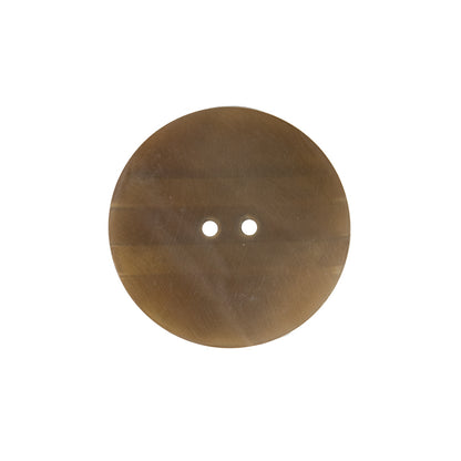 Striped Natural 2-Hole Horn Button - 40L/25.5MM Detail