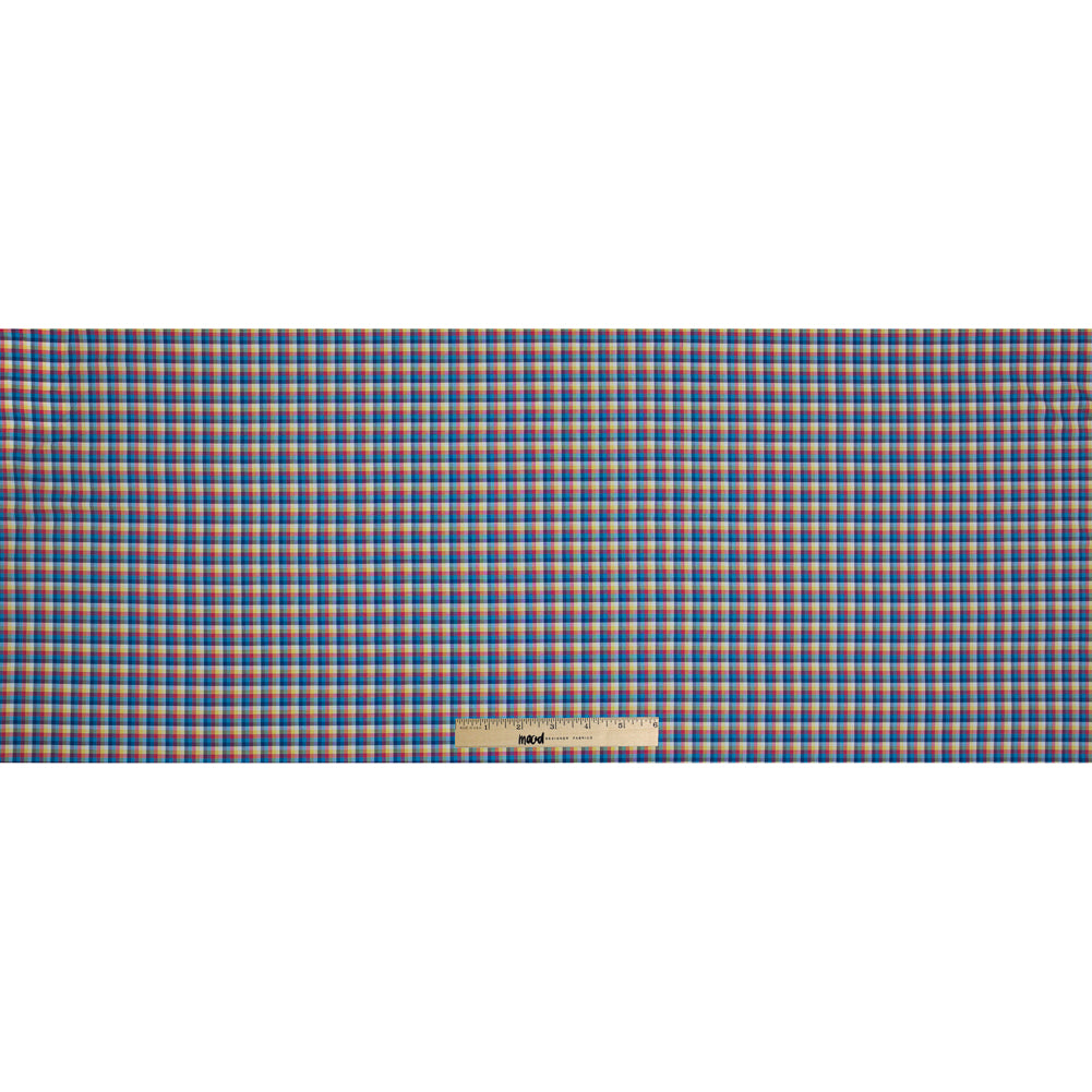 Multicolor Checkered Cotton Shirting Full