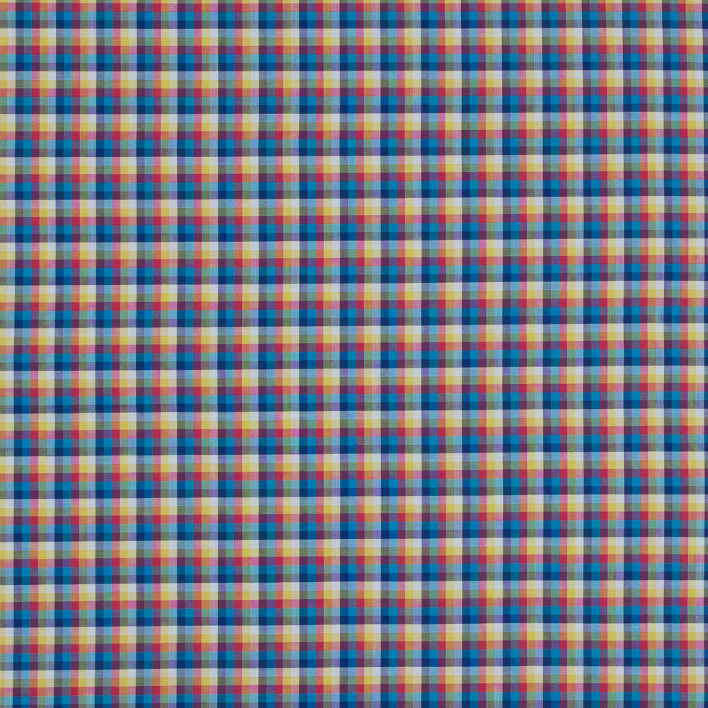 Multicolor Checkered Cotton Shirting