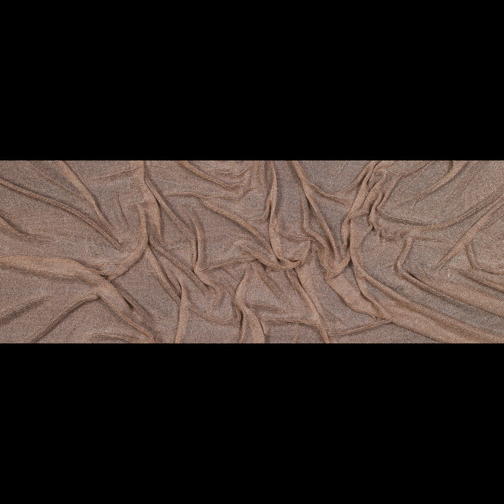 Plastic Chainmail Fabric - Rose Gold Folded