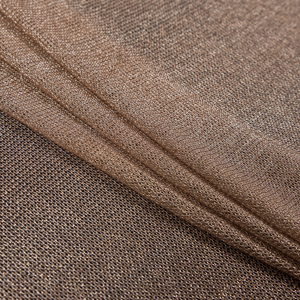 Plastic Chainmail Fabric - Rose Gold Detail