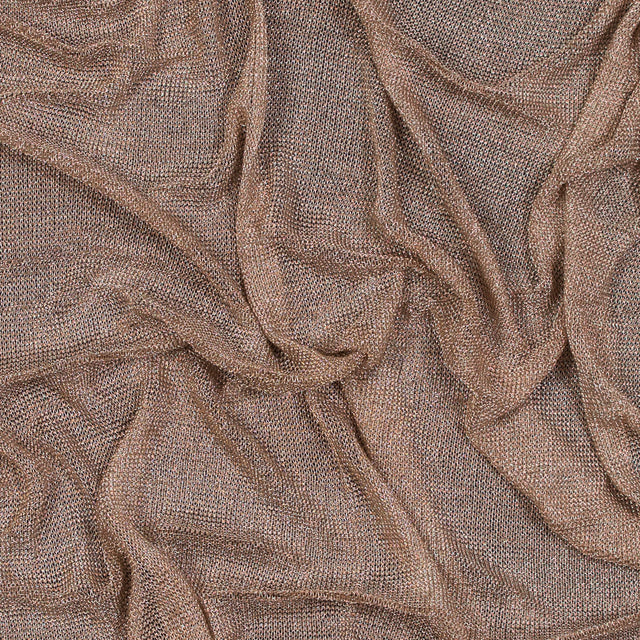 Plastic Chainmail Fabric - Rose Gold