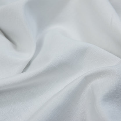 Stretch Linen Woven - White - Asturias Collection