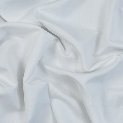 Stretch Linen Woven - White - Asturias Collection