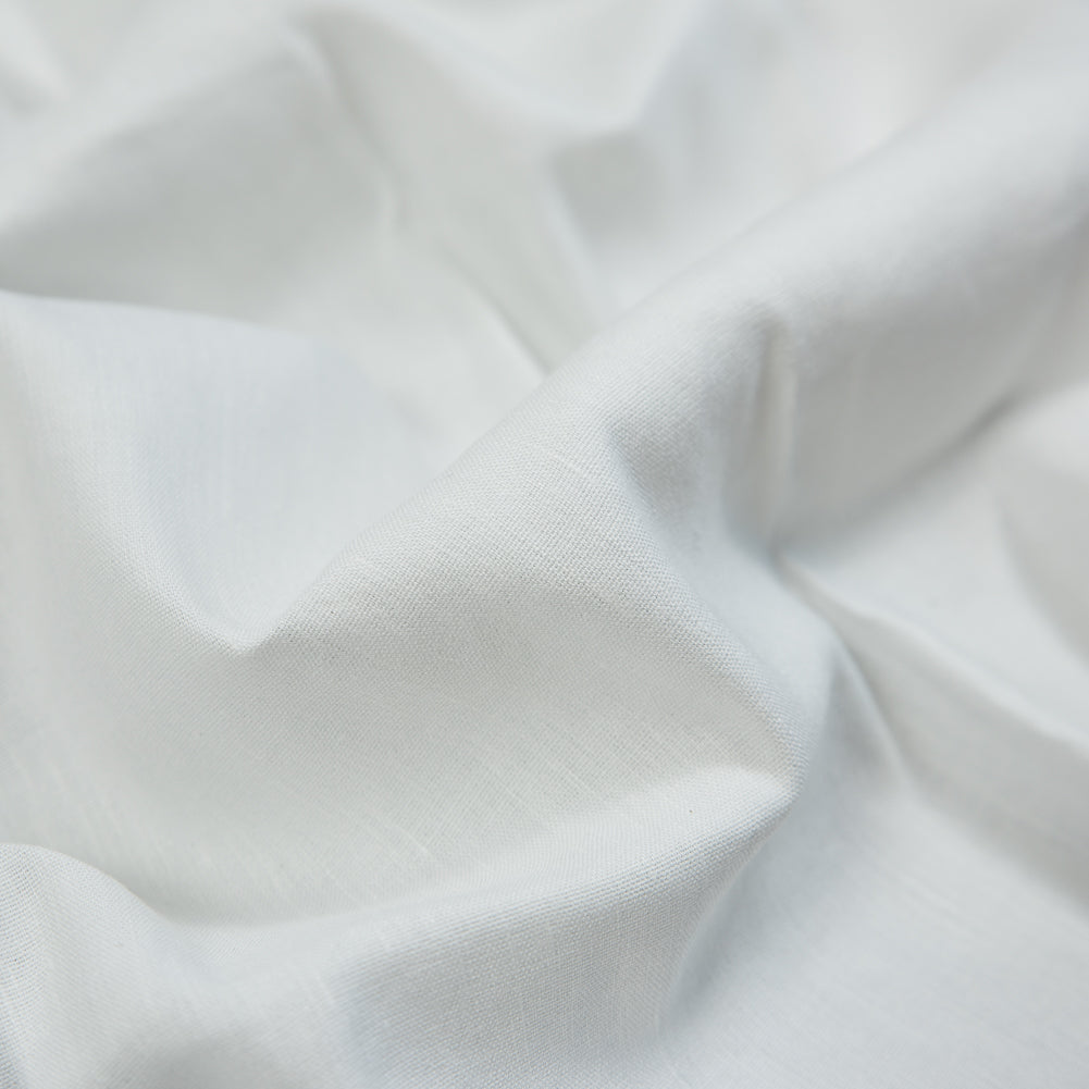 Stretch Linen Woven - Ivory - Asturias Collection - Detail