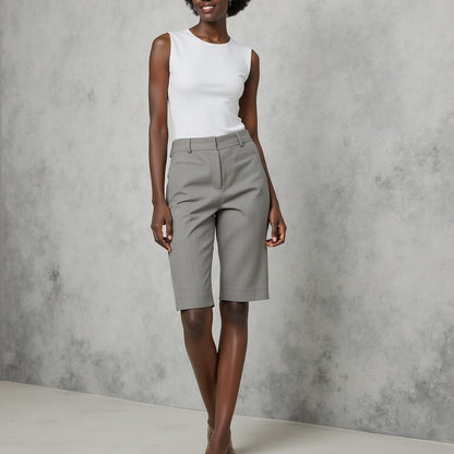 Stretch Linen Woven - Dark Oatmeal - Asturias Collection