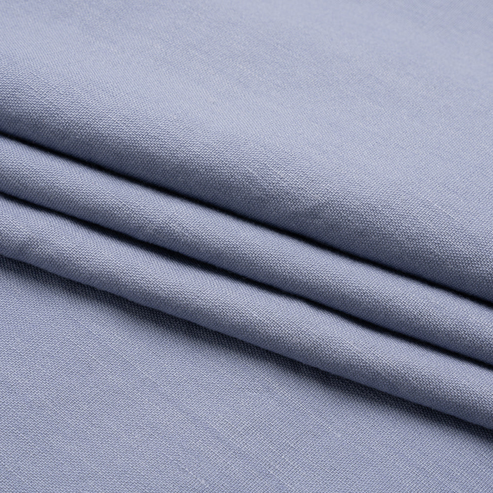 Stretch Linen Woven - Silver Bullet - Asturias Collection - Folded