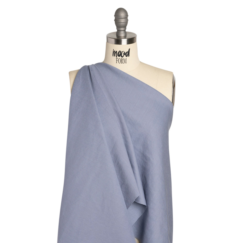 Stretch Linen Woven - Silver Bullet - Asturias Collection - Drape