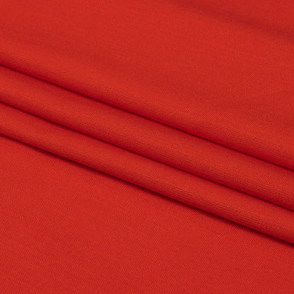Stretch Linen Woven - Apple Red - Asturias Collection