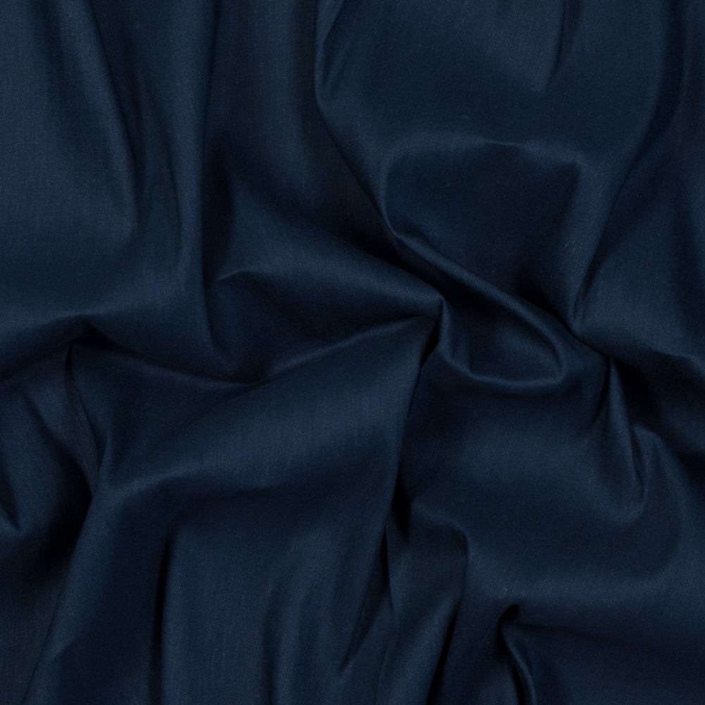 Stretch Linen Woven - New Indigo - Asturias Collection
