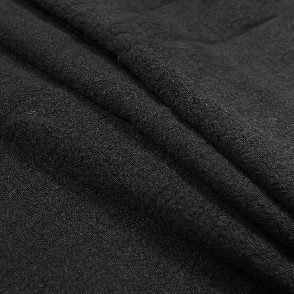 Linen Crepe - Black - Pisek Collection Folded