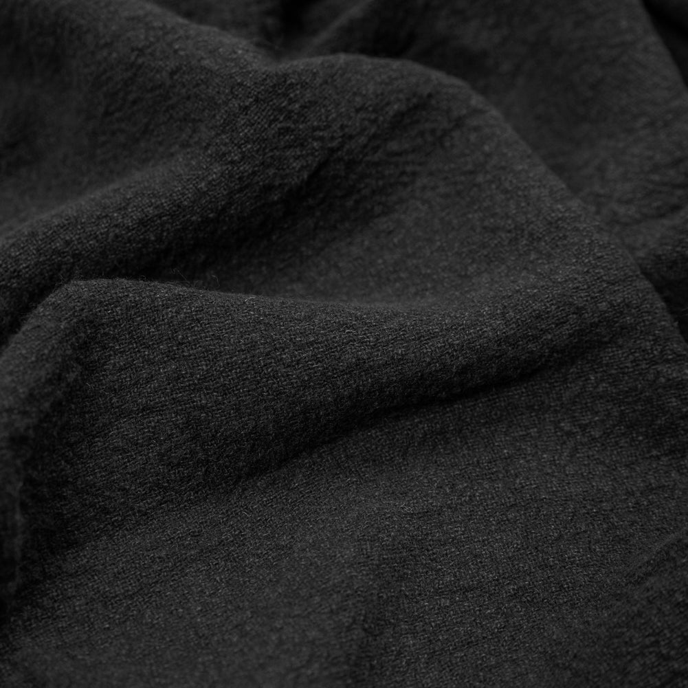 Linen Crepe - Black - Pisek Collection Detail