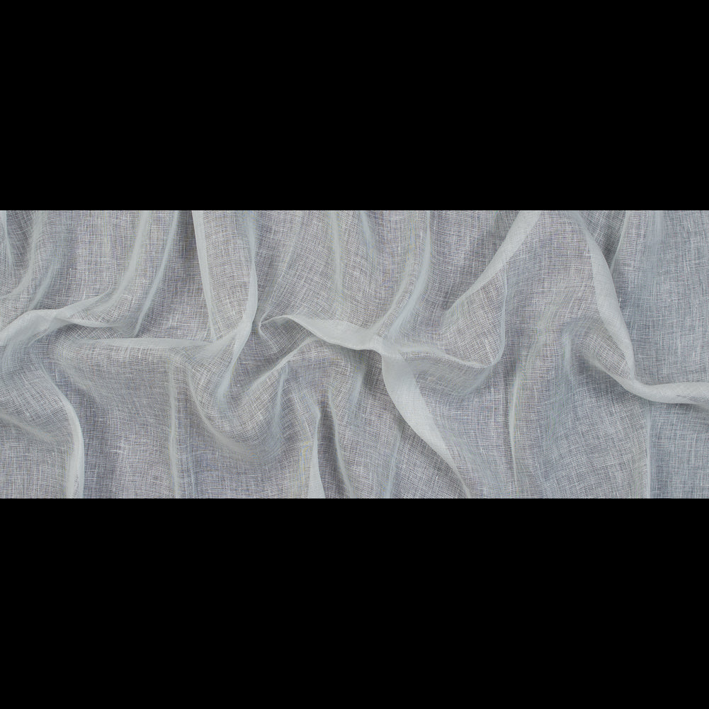 Wide Corinth Ivory Linen Scrim Folded