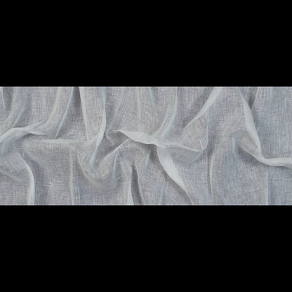 Wide Corinth Ivory Linen Scrim Folded