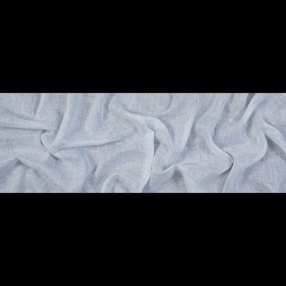 Linen Scrim 118" - White - Corinth Collection Folded