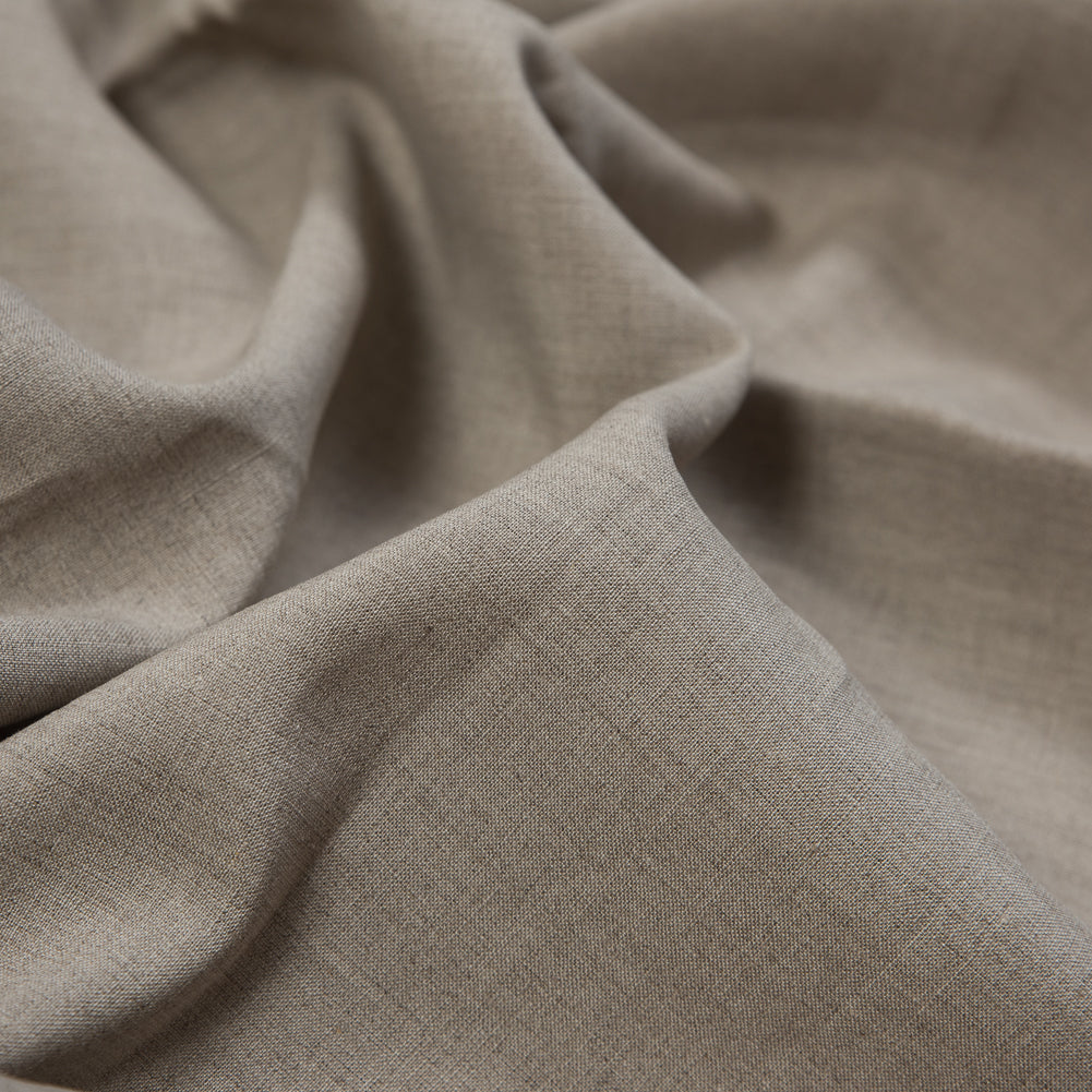Medium Weight Linen Woven 118" - Natural - Ostrava Collection Full