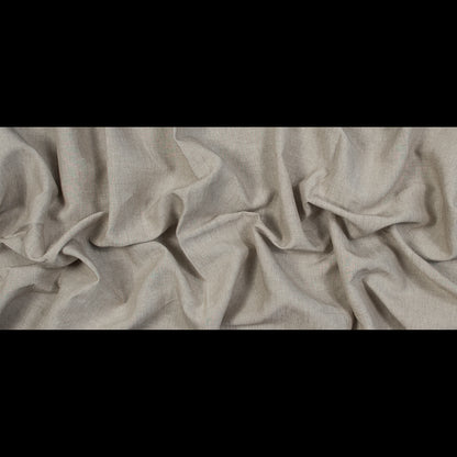 Medium Weight Linen Woven 118" - Oatmeal - Ostrava Collection Folded