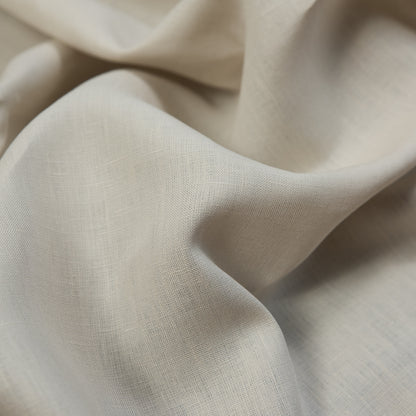Medium Weight Linen Woven 118" - Sand - Ostrava Collection Full