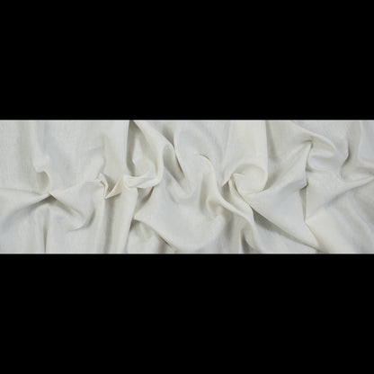 Medium Weight Linen Woven 118" - Vanilla - Ostrava Collection Folded
